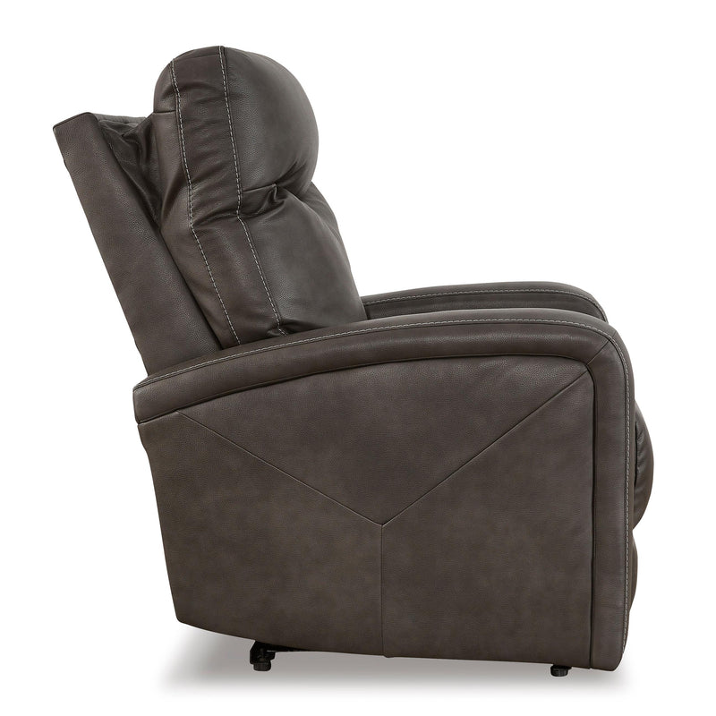  Manufacturer Color_Quarry  Motion Type_Power  -- Ryversans 4610506 Power Recliner with Adjustable Headrest IMAGE 4