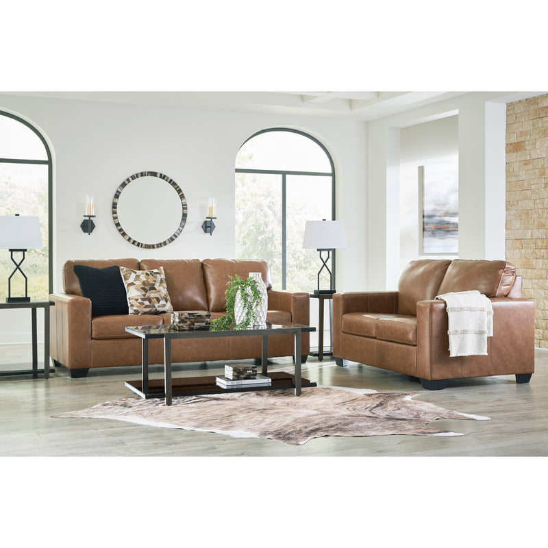 Signature Design by Ashley Bolsena Stationary Leather Match Loveseat 5560335 IMAGE 11