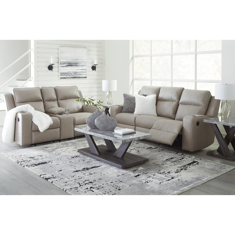 Signature Design by Ashley Lavenhorne Reclining Leather Look Loveseat 6330794 IMAGE 11