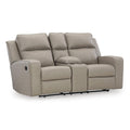  Manufacturer Color_Pebble  Motion Type_Reclining  -- Lavenhorne 6330794 Double Reclining Loveseat with Console IMAGE 1