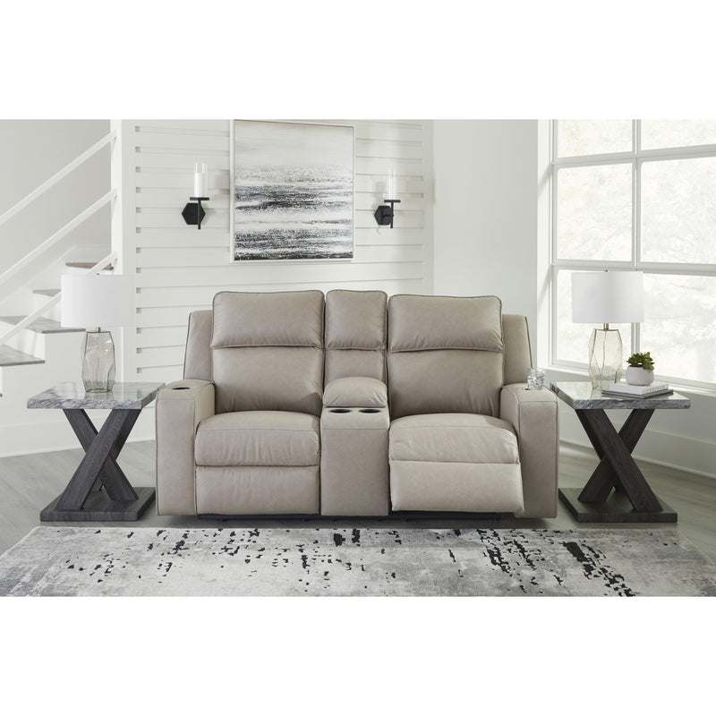 Signature Design by Ashley Lavenhorne Reclining Leather Look Loveseat 6330794 IMAGE 6