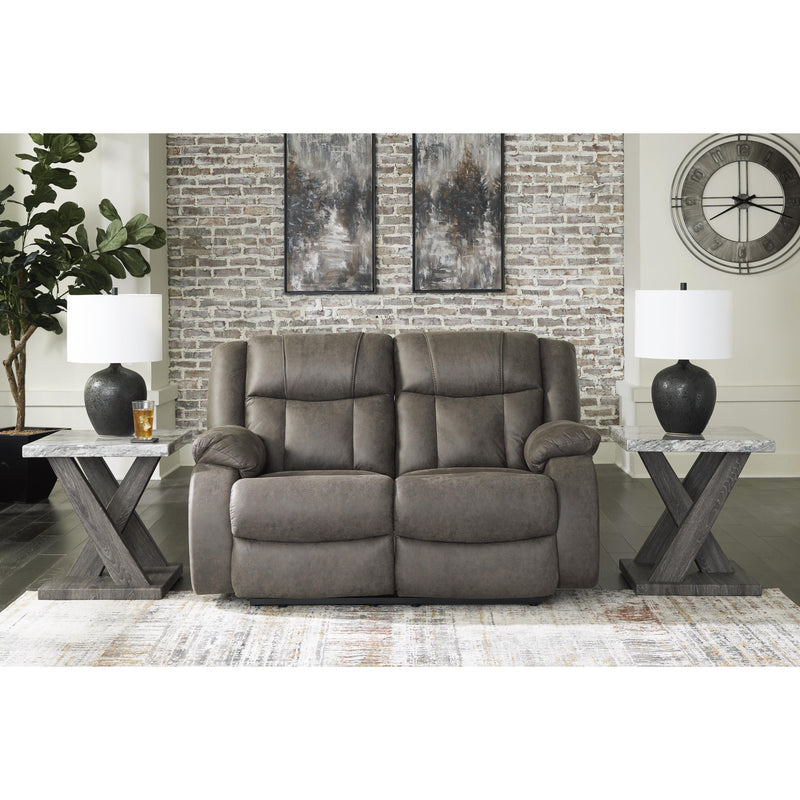 Signature Design by Ashley First Base Reclining Fabric Loveseat 6880486 IMAGE 6