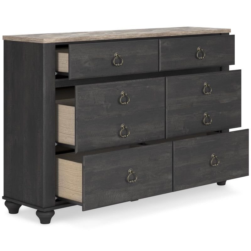 Signature Design by Ashley Nanforth 6-Drawer Dresser B3670-31 IMAGE 2