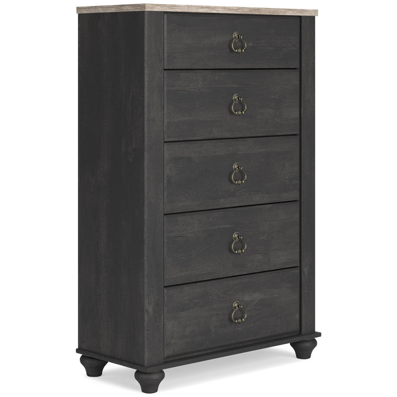 Signature Design by Ashley Nanforth 5-Drawer Chest B3670-46 IMAGE 1