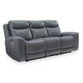  Manufacturer Color_Steel  Motion Type_Power Recline  -- Mindanao Power Reclining Leather Match Sofa IMAGE 1