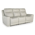  Manufacturer Color_Coconut  Motion Type_Power Recline  -- Mindanao U5950515 Power Reclining Sofa with Adjustable Headrest IMAGE 1