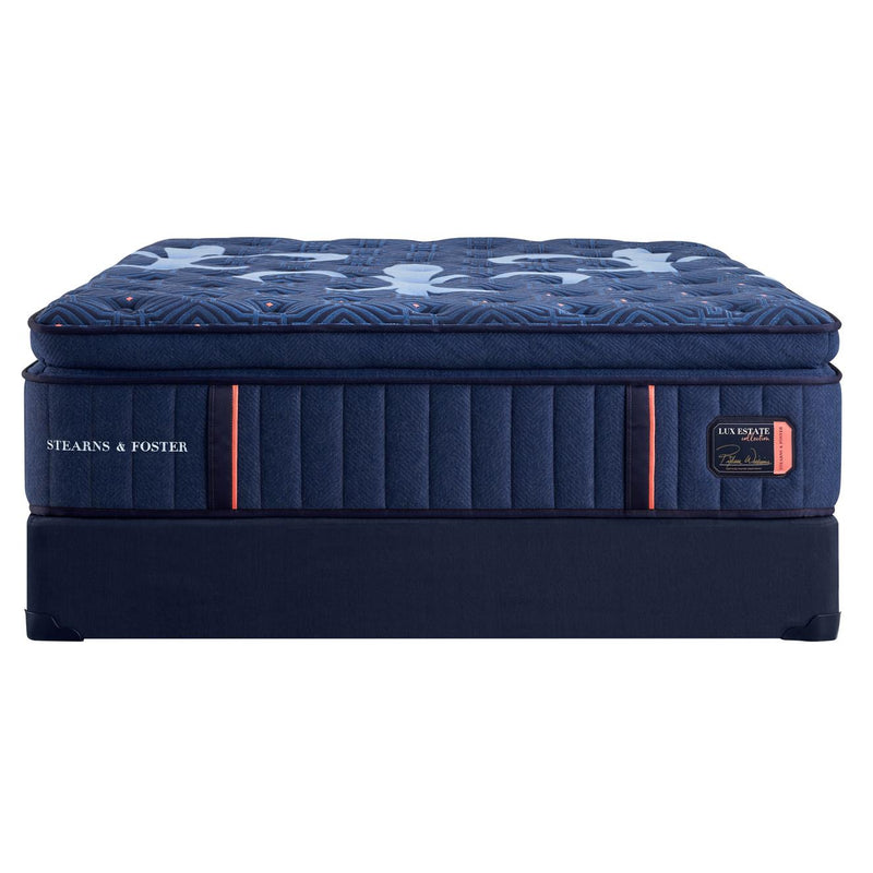  Stearns & Foster Eleanora Cushion Firm Euro Pillow Top Mattress Set (King) IMAGE 2