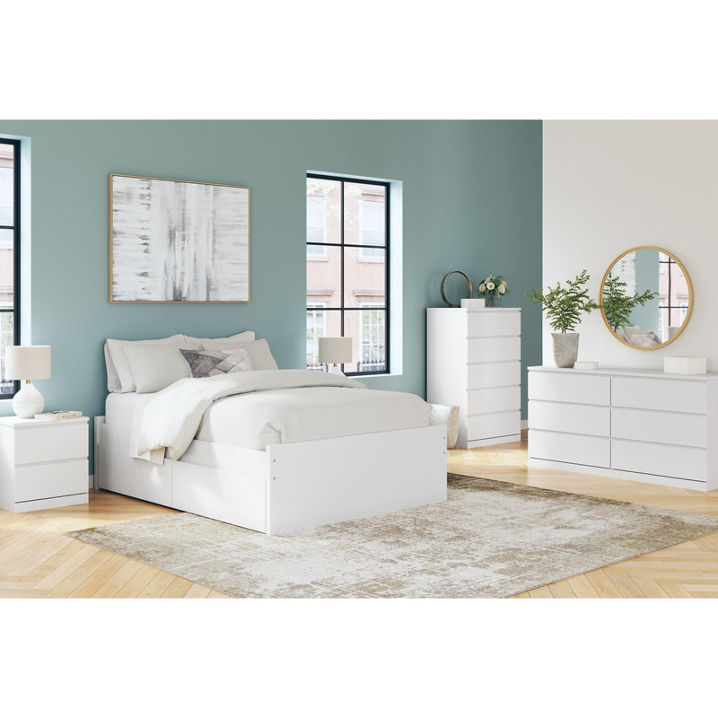  Size_Full  -- Onita EB9630B9 Full Platform Bed with 1 Side Storage IMAGE 11