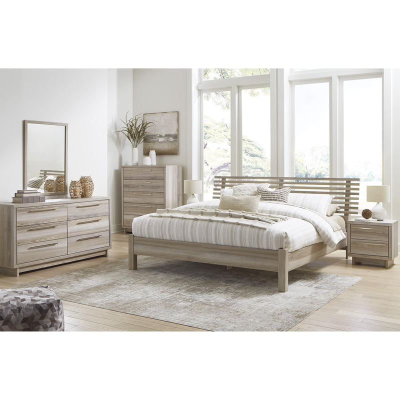 Signature Design by Ashley Hasbrick King Panel Bed B100-14/B2075-156/B2075-158 IMAGE 7