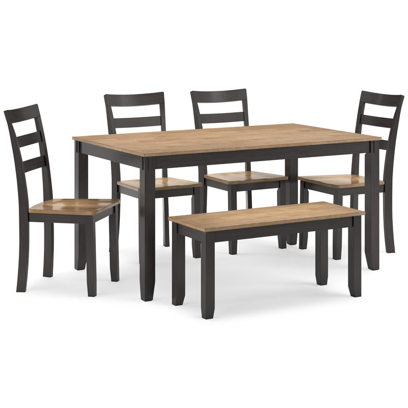 Signature Design by Ashley Gesthaven 6 pc Dinette D396-325 IMAGE 1