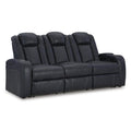  Manufacturer Color_Sapphire  -- Fyne-Dyme 3660315 Power Reclining Sofa with Adjustable Headrest IMAGE 1