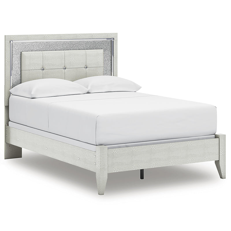  Size_Full  -- Zyniden B2114B4 Full Upholstered Panel Bed IMAGE 1