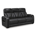  Manufacturer Color_Black  -- Boyington U2710615 Power Reclining Sofa with Adjustable Headrest IMAGE 1