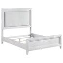 Marielle - Queen Footboard - Distressed White
