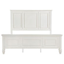 Sandy Beach - King Footboard, Box 2 of 3 - Cream White