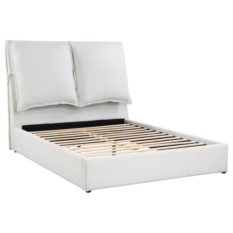 Gwendoline - Queen Footboard, Side Rails & Slats, Box 2 of 2 - White