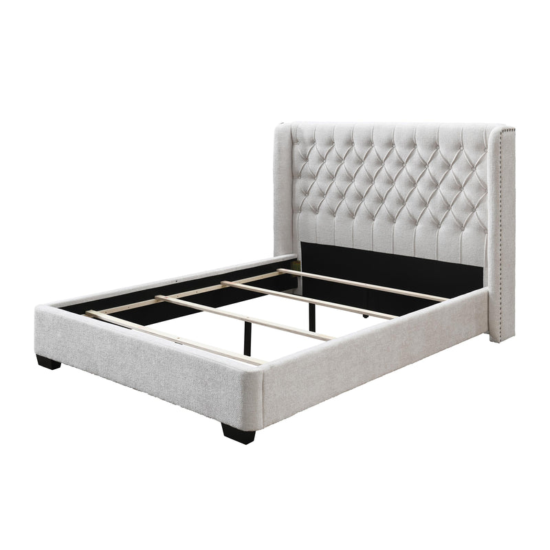 Crown Mark Daphne King Upholstered Panel Bed 5094-K-HB/5094-K-FB/5094-KQ-RAIL IMAGE 3