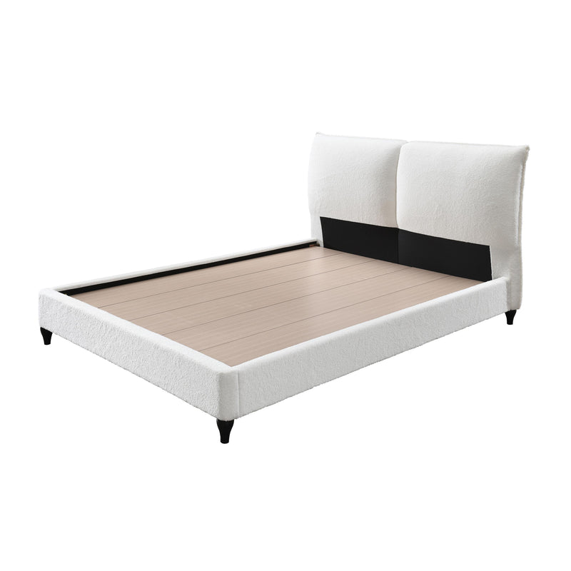Crown Mark Jenn Queen Upholstered Panel Bed 5106-Q-HBFB/5106-KQ-RAIL/5106-Q-DECK IMAGE 4