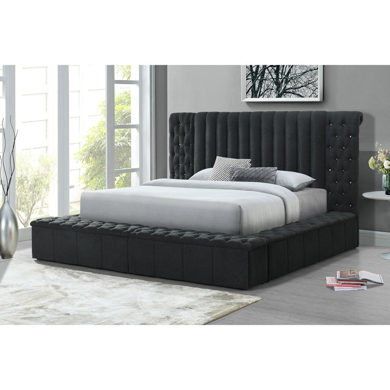 Crown Mark Danbury King Upholstered Platform Bed with Storage 5201CL-K-FB/5201CL-K-HB/5201CL-KQ-HBPL/5201CL-KQ-RL-L/5201CL-KQ-RL-R IMAGE 6