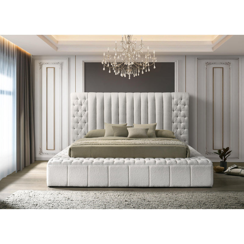 Crown Mark Danbury Queen Upholstered Platform Bed with Storage 5201WH-Q-FB/5201WH-Q-HB/5201WH-KQ-HBPL/5201WH-KQ-RL-L/5201WH-KQ-RL-R IMAGE 7