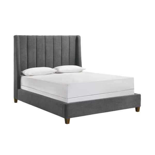 Crown Mark Agnes King Upholstered Platform Bed 5264CL-K-HBFB/5264CL-KQ-RAIL IMAGE 1