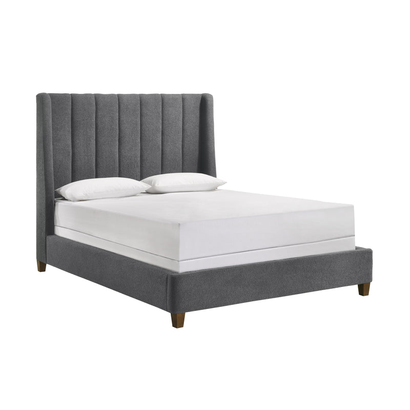 Crown Mark Agnes Queen Upholstered Platform Bed 5264CL-Q-HBFB/5264CL-KQ-RAIL IMAGE 1