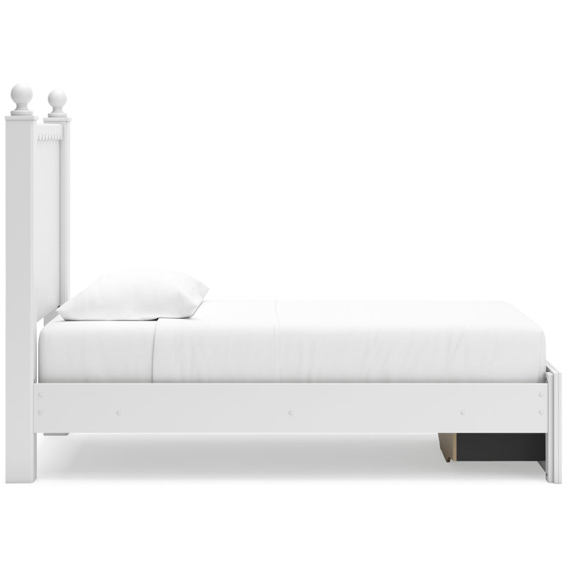 Signature Design by Ashley Mollviney Twin Panel Bed with Storage B2540-52S/B2540-53/B2540-83 IMAGE 4