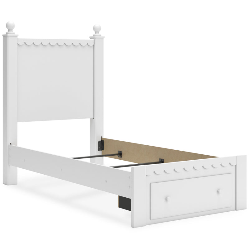 Signature Design by Ashley Mollviney Twin Panel Bed with Storage B2540-52S/B2540-53/B2540-83 IMAGE 6
