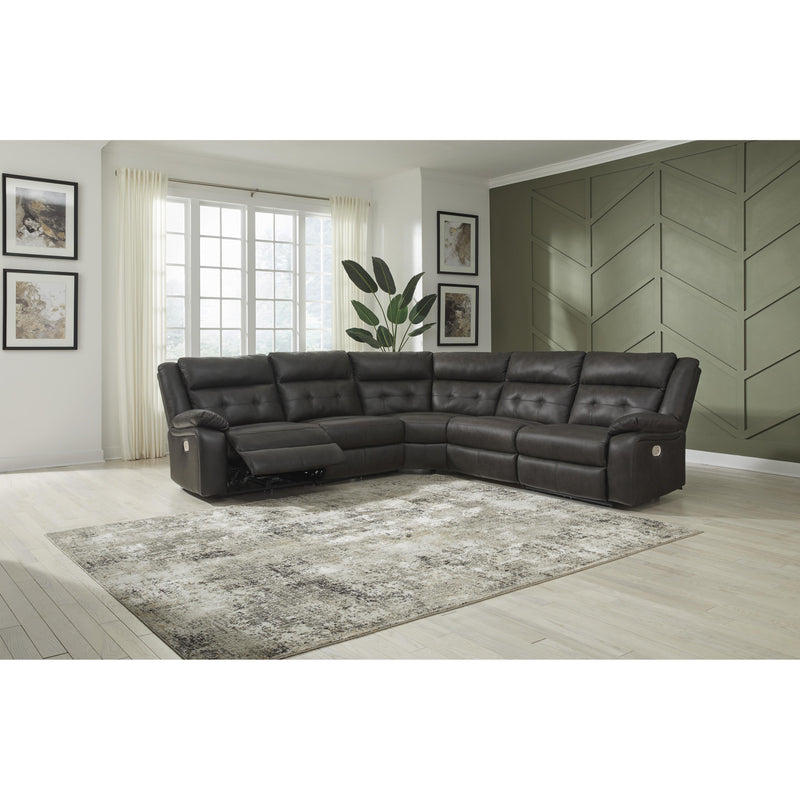 Signature Design by Ashley Mackie Pike Power Reclining 5 pc Sectional U4330558/U4330531/U4330577/U4330546/U4330562 IMAGE 3