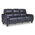  Manufacturer Color_Ocean  Motion Type_Power Recline  -- Mercomatic Power Reclining Leather Match Sofa IMAGE 1
