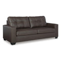  Manufacturer Color_Umber  -- Barlin Mills Stationary Leather Look Sofa IMAGE 1