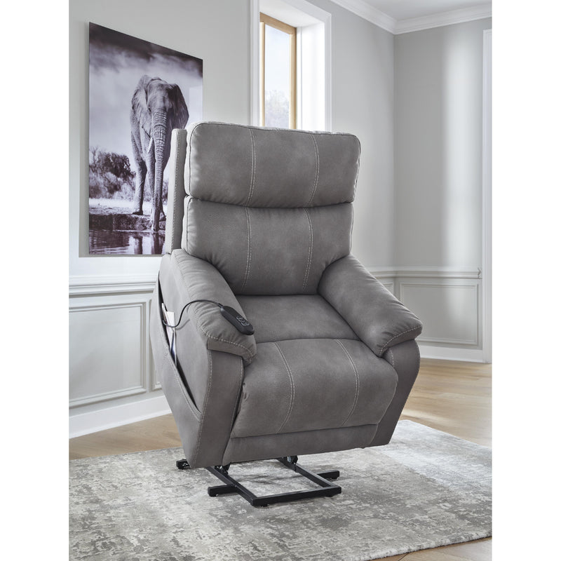 Signature Design by Ashley Next-Gen Durapella Power Leather Look Recliner 4070812 IMAGE 9