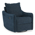  Manufacturer Color_Navy  -- McBurg Power Swivel Fabric Recliner IMAGE 1