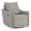  Manufacturer Color_Taupe  -- McBurg 4480228 Swivel Power Recliner IMAGE 1