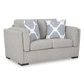  Manufacturer Color_Pewter  Motion Type_Stationary  -- Evansley 5450335 Loveseat IMAGE 1