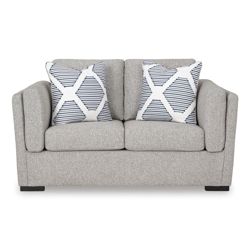  Manufacturer Color_Pewter  Motion Type_Stationary  -- Evansley 5450335 Loveseat IMAGE 2