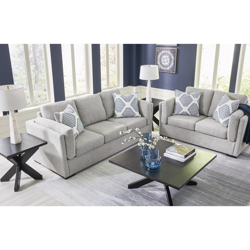  Manufacturer Color_Pewter  Motion Type_Stationary  -- Evansley 5450335 Loveseat IMAGE 8
