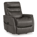  Manufacturer Color_Shadow  -- Strawbill Power Leather Look Recliner IMAGE 1