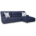  Manufacturer Color_Navy  Motion Type_Power Recline  -- Acklen Place 93607S4 3 pc Power Reclining Sectional Sofa with Chaise IMAGE 1