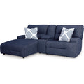 Manufacturer Color_Navy  Motion Type_Power Recline  -- Acklen Place 93607S5 3 pc Power Reclining Sectional Sofa with Chaise IMAGE 1