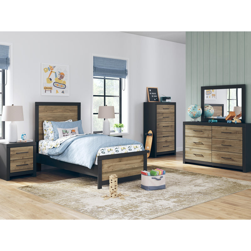 Signature Design by Ashley Vertani Twin Panel Bed B2073-53/B2073-83 IMAGE 9