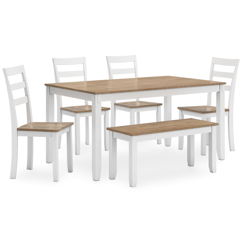 Signature Design by Ashley Gesthaven 6 pc Dinette D398-325 IMAGE 1