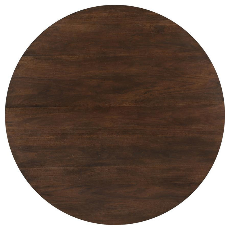 Everton - Base Dining Table - Dark Walnut