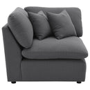 Hobson - Upholstered Corner - Charcoal