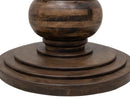 Lumiere - Round Pedestal Table - Brown