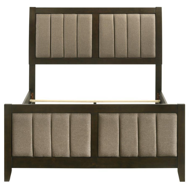 Wilkes - Full Headboard, Footboard & Slats, Box 1 of 2 - Dark Cocoa