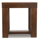 Watson - Square End Table - Dark Brown