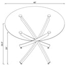 Beckham - Table Base, Box 2 of 2 - Chrome