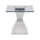 Jenny - Base Stainless Steel End Table - Silver