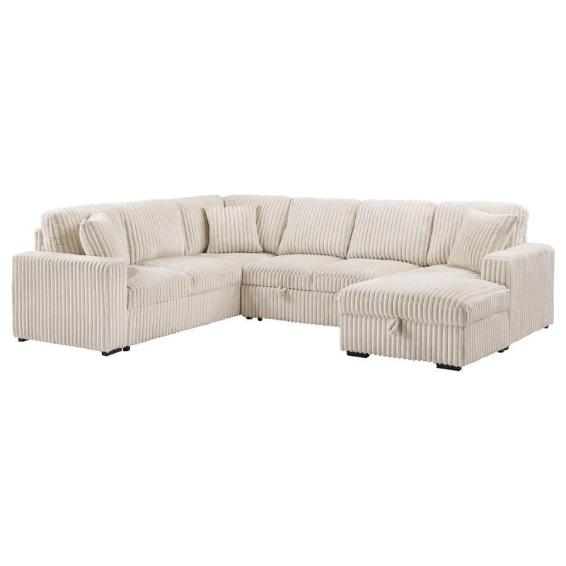 Devonshire - Loveseat With Pull-out Sleeper, Box 2 of 3 - Camel